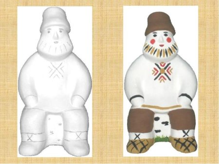 Каргопольская игрушка Полкан рисунок