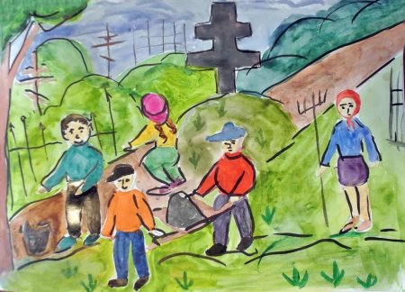 Рисунки на тему лето в лагере