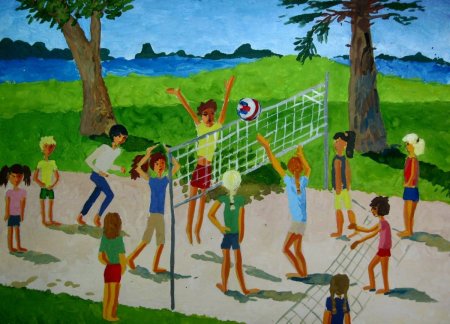 Турслет рисунок