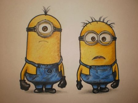 Миньон рисунок