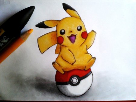 Пикачу рисунок