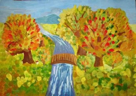 Рисование Золотая осень