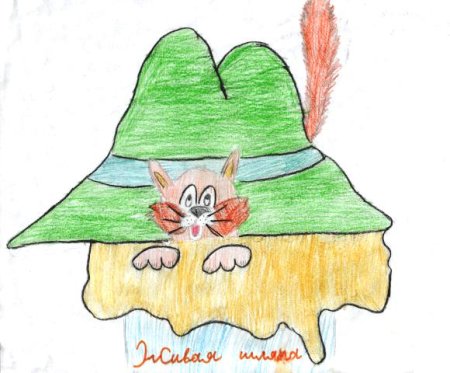 Живая шляпа рисунки детей