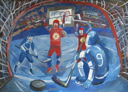 Станковая композиция на тему спорт