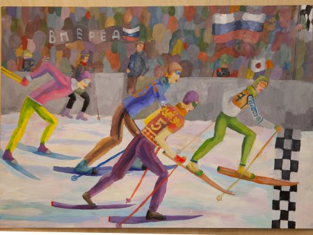 Сюжетная композиция на тему спорт