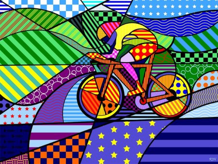 Стилизованный велосипед