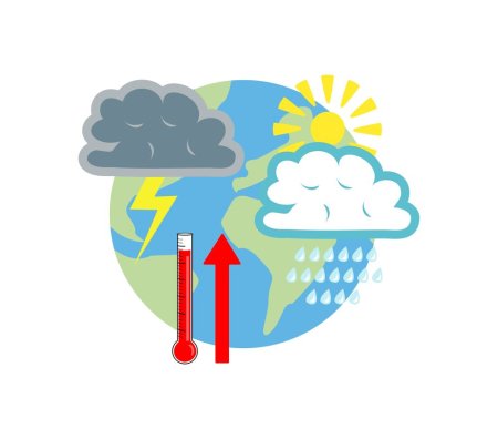 Глобальный климат вектор