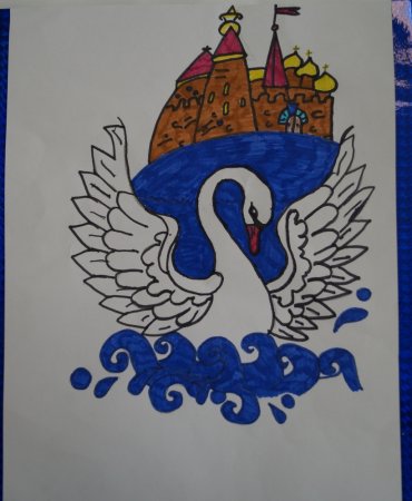 Рисунки по сказкам Пушкина для детей