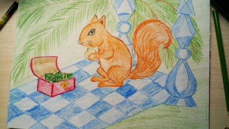 Рисунок по Пушкинским сказкам