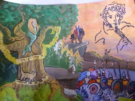 Рисунки по теме Пушкин