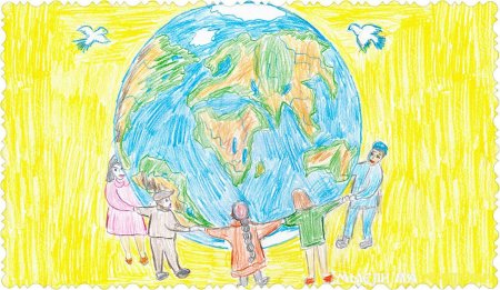 Мир глазами детей рисунки