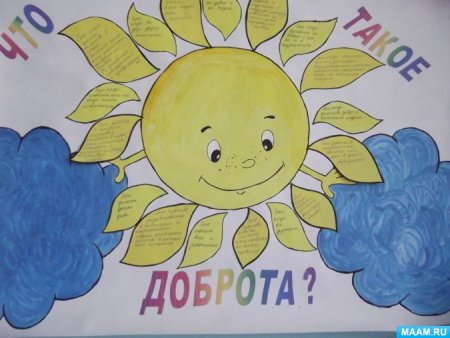 Рисунок на тему доброта