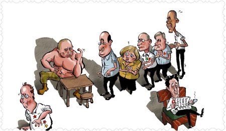 Карикатуры на современную Россию