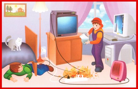 Безопасность с электроприборами для детей