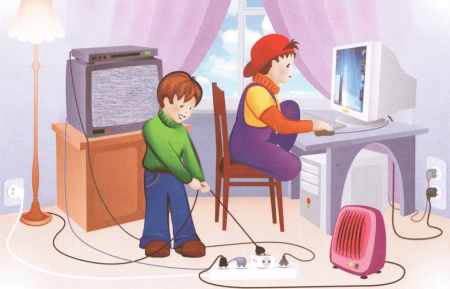 Пожар для детей