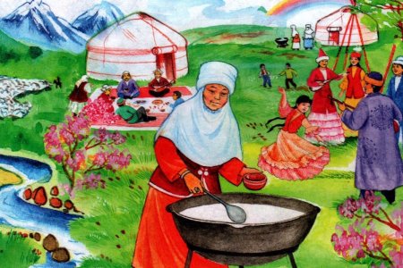 Рисунок на тему Наурыз