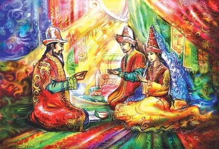 Казахстан рисунок