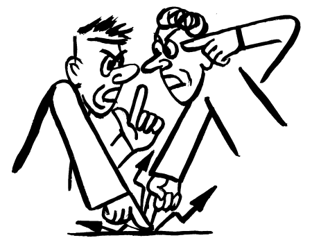 Конфликт иллюстрация