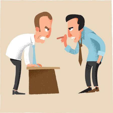 Конфликт иллюстрация