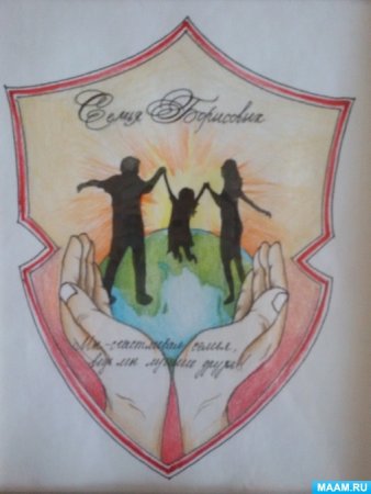 Герб семьи для детского сада