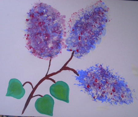 Сирень методом тычка