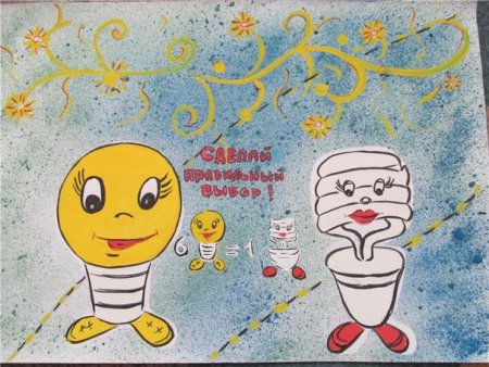 Энергосбережение рисунки детей