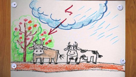 Иллюстрация к стихотворению щенок