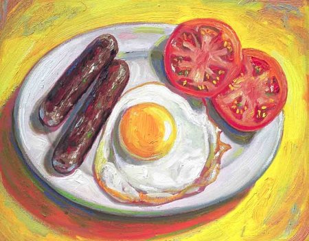 Рисование на тему продукты