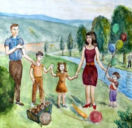 Рисунок моя семья