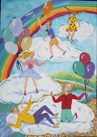 Счастливое детство рисунок на конкурс