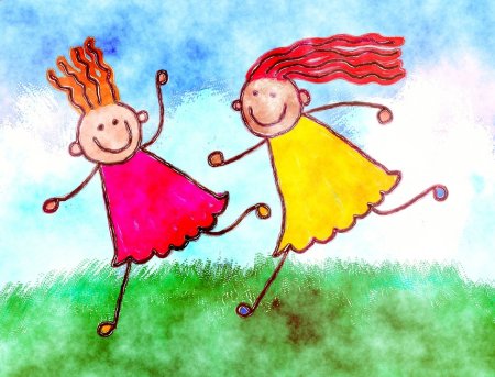 Рисунок на тему радость