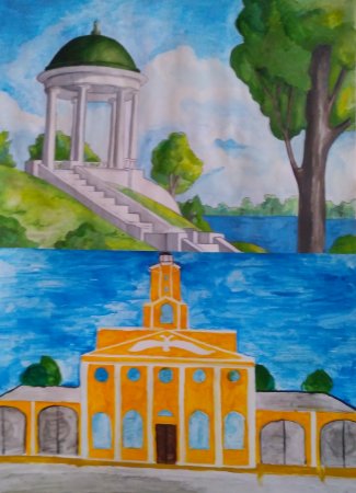 Достопримечательности рисунок