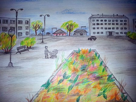 Рисование родного города