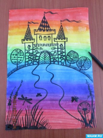 Рисование фломастерами для детей