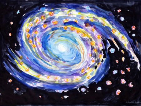 Рисование Вселенная