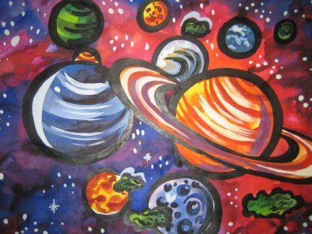 Космос мир фантазий конкурс рисунков