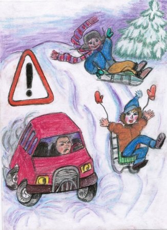 Рисунки по ПДД