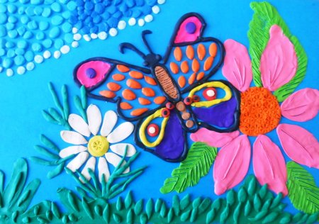 Пластилинография для детей