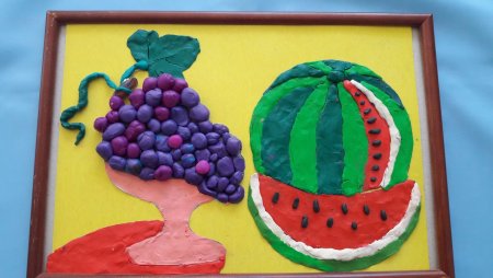 Рисование пластилином в детском саду