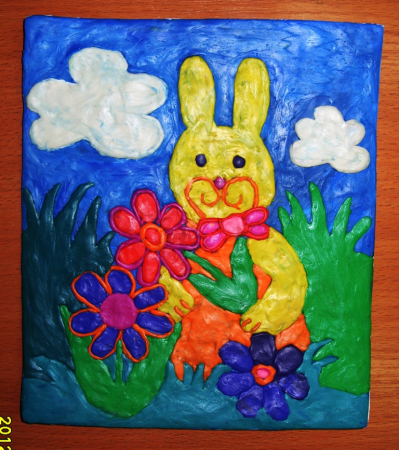 Рисование пластилином для детей