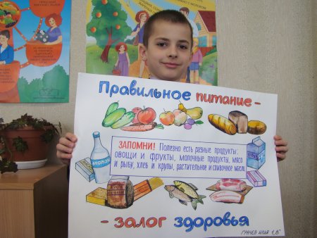 Рисование на тему здоровое питание