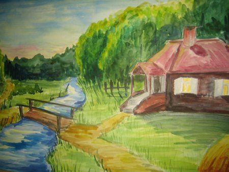 Сергей Есенин — я покинул родимый дом иллюстрация