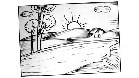 Пейзаж легкий