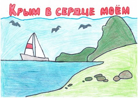 Плакат Крым в Моем сердце