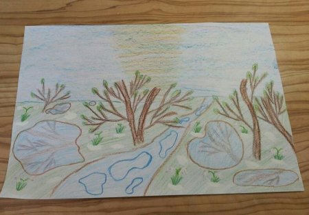 Весна рисунок