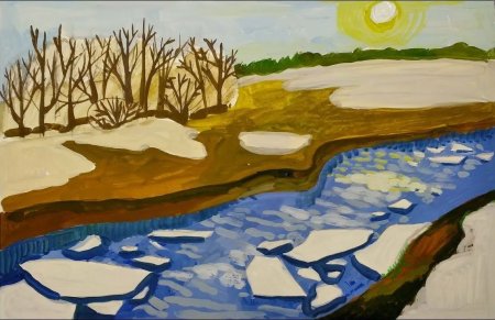 Весна рисунок для детей