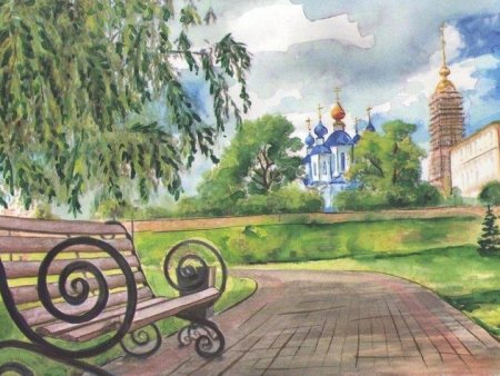 Пейзаж с видами Тамбова