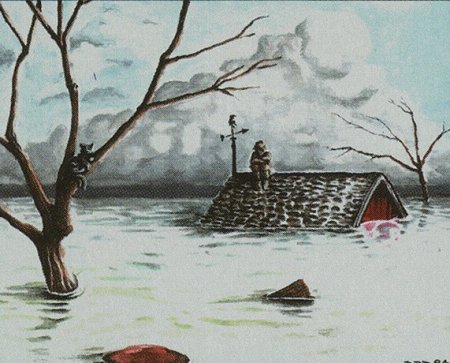 Наводнение рисунок