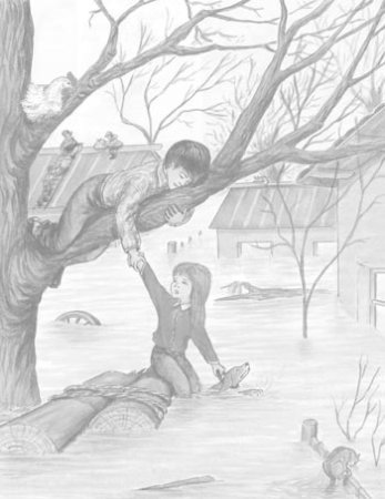 Наводнение рисунок