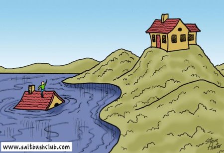 Наводнение иллюстрация